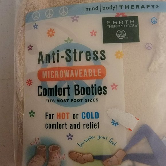 Anti-Stress Microwaveable Comfort Booties - New - Picture 2 of 6